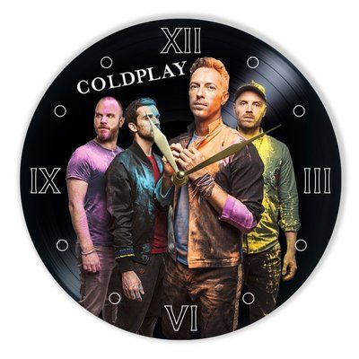 Wall Vinyl Record Clock Coldplay 12" UF-Clock-Coldplay-1 photo