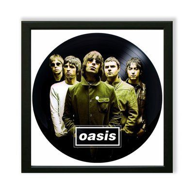 Настінний вініловий декор в дерев'яній рамці Oasis, розміром 36см 562-4-1 фото