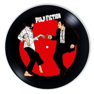 Vinyl Record Decor Pulp Fiction 12" 764-3-1 photo