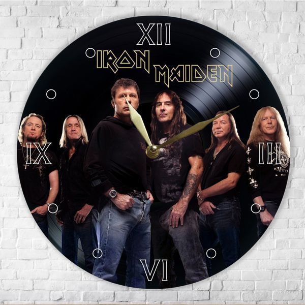 Wall Vinyl Record Clock Iron Maiden 12" UF-Clock-Iron Maiden-1 photo