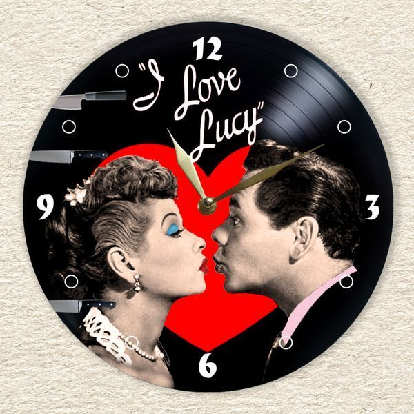 Wall Vinyl Record Clock I Love Lucy 12" UF-Clock-M-I Love Lucy-2 photo