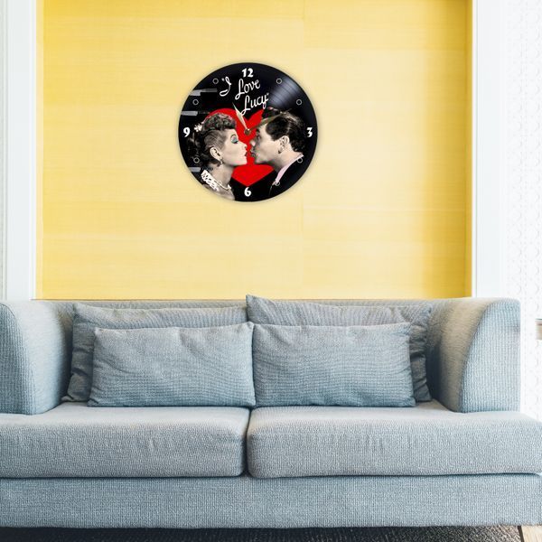 Wall Vinyl Record Clock I Love Lucy 12" UF-Clock-M-I Love Lucy-2 photo
