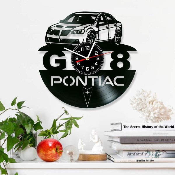 Wall Vinyl Record Clock Pontiac G8 12" Vinyl-Clock-Pontiac G8-1 photo