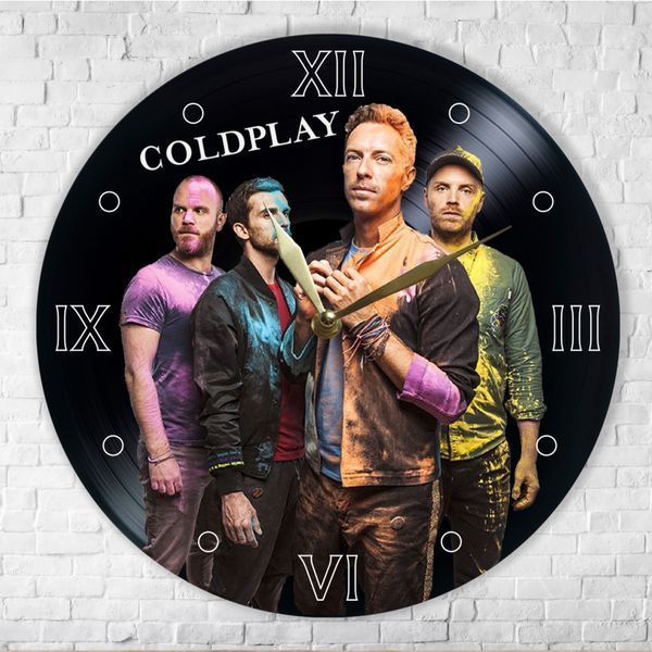 Wall Vinyl Record Clock Coldplay 12" UF-Clock-Coldplay-1 photo