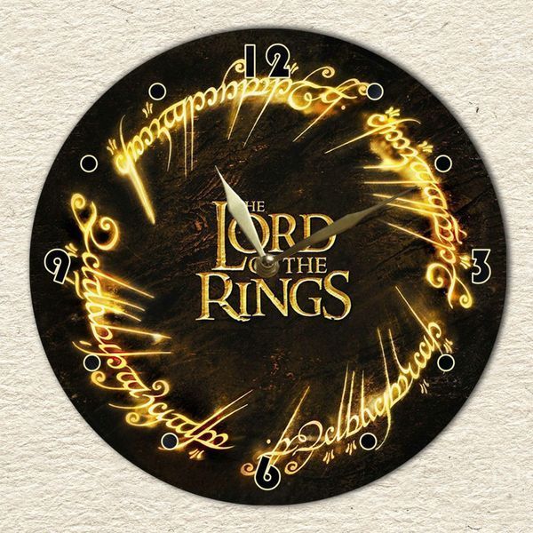 Настінний вініловий годинник Володар перснів, діаметр 30см UF-Clock-M-The Lord of the Rings-6 фото
