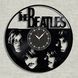 Настінний вініловий годинник The Beatles, діаметр 30см Vinyl-Clock-The Beatles-6 фото