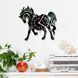 Wall Vinyl Record Clock Horse 12" 79-1-1 photo 2