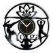 Wall Vinyl Record Clock Yoga 12" 113-1-2 photo 1