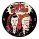 Wall Vinyl Record Clock Beavis and Butt-Head 12" UF-Clock-C-Beavis and Butt-Head-2 photo