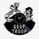 Настінний вініловий годинник Гуфі і його команда, діаметр 30см Vinyl-Clock-C-Goof Troop-1 фото 1