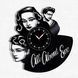 Настінний вініловий годинник Все про Єву, діаметр 30см Vinyl-Clock-M-All About Eve-1 фото 1