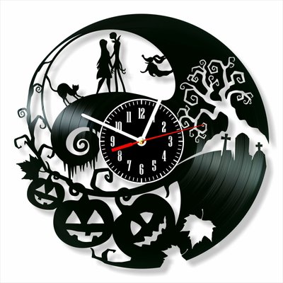 Wall Vinyl Record Clock Nightmare Before Christmas 12" Vinyl-Clock-Nightmare Before Christmas-1 photo