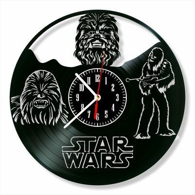 Wall Vinyl Record Clock Star Wars 12" 143-1-21 photo
