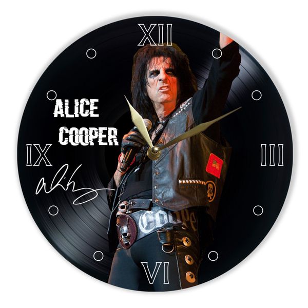 Wall Vinyl Record Clock Alice Cooper 12" UF-Clock-Alice Cooper-1 photo