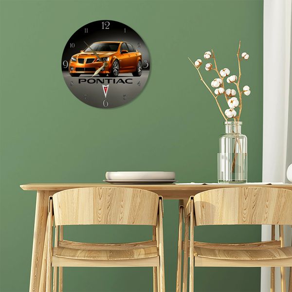 Wall Vinyl Record Clock Pontiac G8 12" UF-Clock-Pontiac G8-1 photo