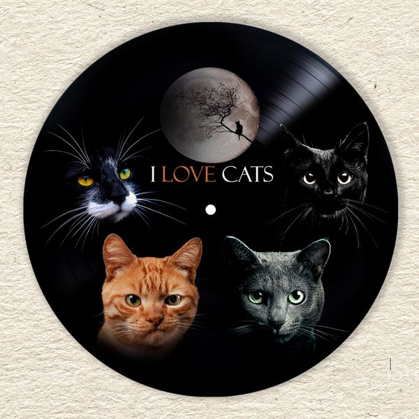 Vinyl Record Decor Cats 12" UF-Decor-Cats-3 photo