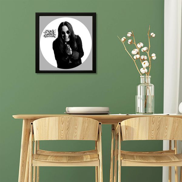 Vinyl Record Decor in a Wooden Frame Ozzy Osbourne 14" 563-4-1 photo