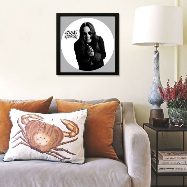 Vinyl Record Decor in a Wooden Frame Ozzy Osbourne 14" 563-4-1 photo