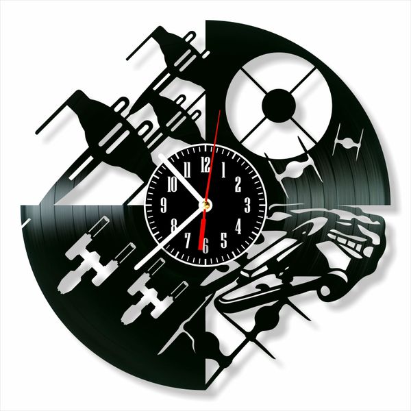 Wall Vinyl Record Clock Star Wars 12" Vinyl-Clock-Star Wars-11 photo