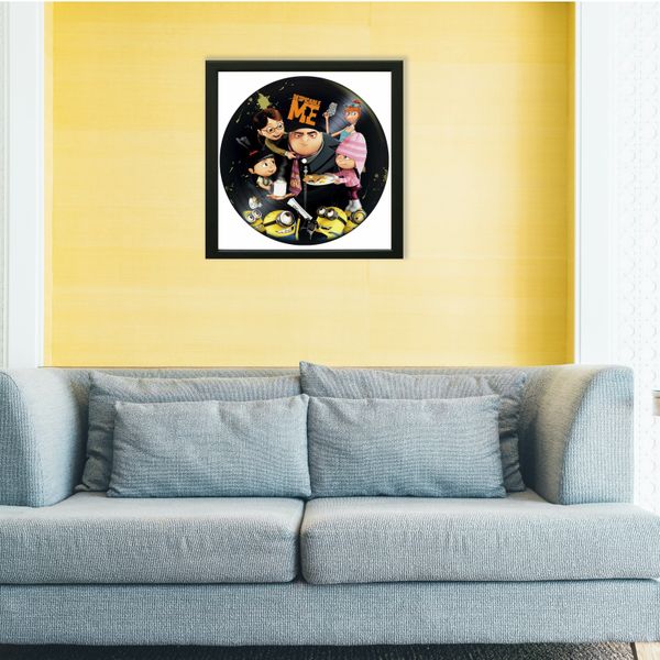 Vinyl Record Decor in a Wooden Frame Despicable Me 14" UF-Frame-C-Despicable Me-1 photo