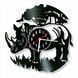 Wall Vinyl Record Clock Rhino 12" 84-1-1 photo 1