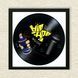 Vinyl Record Decor in a Wooden Frame Hip hop 14" 600-4-1 photo 3