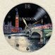 Wall Vinyl Record Clock London 12" 11-2-1 photo 3