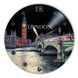 Wall Vinyl Record Clock London 12" 11-2-1 photo 1