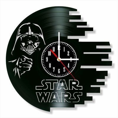 Wall Vinyl Record Clock Star Wars 12" 143-1-22 photo