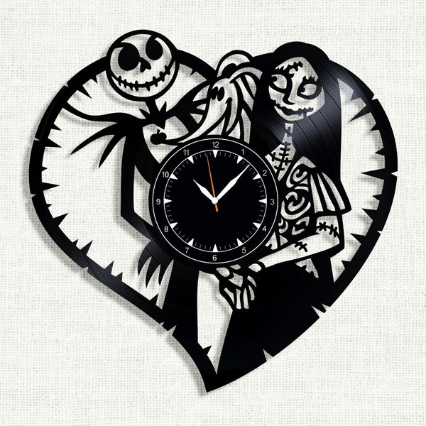 Wall Vinyl Record Clock Nightmare Before Christmas 12" Vinyl-Clock-Nightmare Before Christmas-2 photo