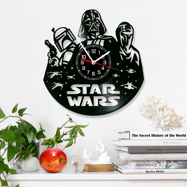 Wall Vinyl Record Clock Star Wars 12" Vinyl-Clock-Star Wars-12 photo