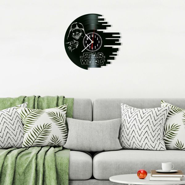 Wall Vinyl Record Clock Star Wars 12" 143-1-22 photo