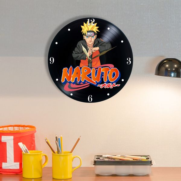 Wall Vinyl Record Clock Naruto 12" UF-Clock-Naruto-3 photo