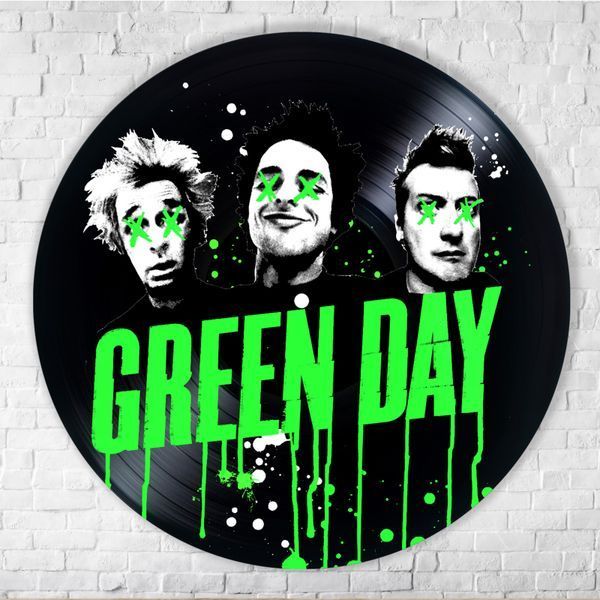 Vinyl Record Decor Green Day 12" 535-3-1 photo