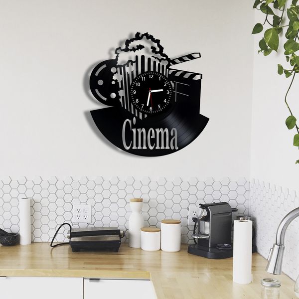 Wall Vinyl Record Clock Cinema 12" Vinyl-Clock-Cinema-1 photo