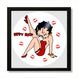 Vinyl Record Decor in a Wooden Frame Betty Boop 14" UF-Frame-M-Betty Boop-3 photo