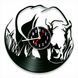 Wall Vinyl Record Clock Rhino 12" 84-1-2 photo