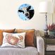 Wall Vinyl Record Clock Cow 12" 75-2-1 photo 2
