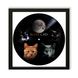 Vinyl Record Decor in a Wooden Frame Cats 14" UF-Frame-Cats-3 photo 1