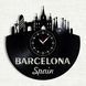 Wall Vinyl Record Clock Barcelona 12" 20-1-1 photo 1