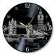 Wall Vinyl Record Clock London 12" 11-2-2 photo