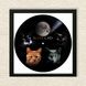 Vinyl Record Decor in a Wooden Frame Cats 14" UF-Frame-Cats-3 photo 3