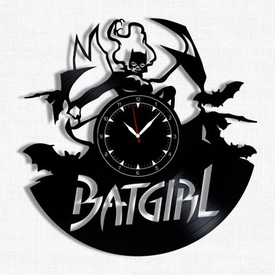 Wall Vinyl Record Clock Batgirl 12" Vinyl-Clock-Batgirl-1 photo