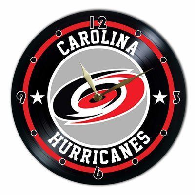 Настінний вініловий годинник Кароліна Гаррікейнс, діаметр 30см UF-Clock-Carolina Hurricanes-1 фото