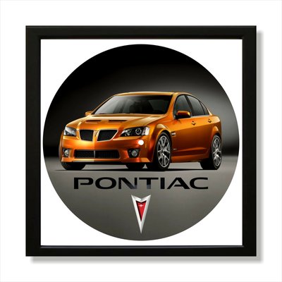 Vinyl Record Decor in a Wooden Frame Pontiac G8 14" UF-Frame-Pontiac G8-1 photo