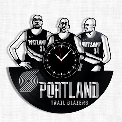 Wall Vinyl Record Clock Portland Trail Blazers 12" Vinyl-Clock-Portland Trail Blazers-1 photo