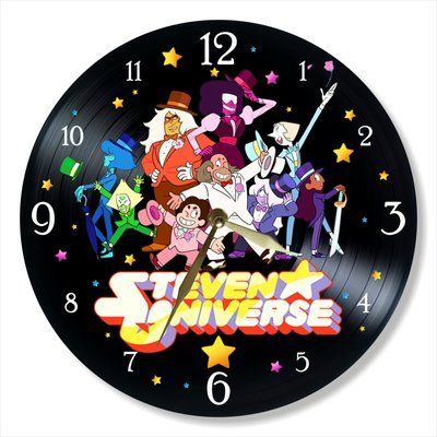 Настінний вініловий годинник Стівен Юніверс, діаметр 30см UF-Clock-C-Steven Universe-3 фото