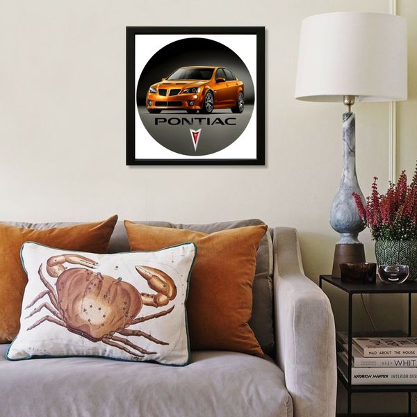 Vinyl Record Decor in a Wooden Frame Pontiac G8 14" UF-Frame-Pontiac G8-1 photo