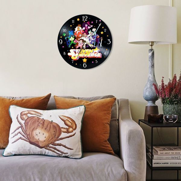 Wall Vinyl Record Clock Steven Universe 12" UF-Clock-C-Steven Universe-3 photo