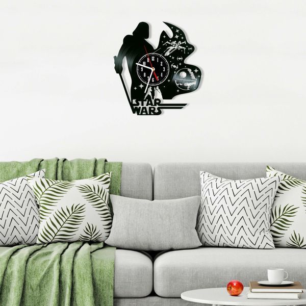 Wall Vinyl Record Clock Star Wars 12" 143-1-23 photo